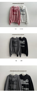 Pong lettering hoodie (4 colors)
