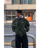 Garment Washing MA-1 Crop Flight Jumper