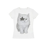 ルネア スター キャット グラフィック Tシャツ