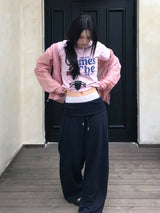 Peach Club Unbalance Shirring Summer Hood Windbreaker 