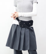 Kendall color block short-sleeved layered t-shirt