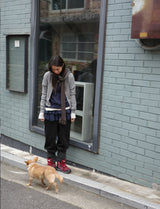 REVERSIBLE FRILL MUFFLER (GRAY)