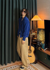 Curved Cotton Pants 5COLOR