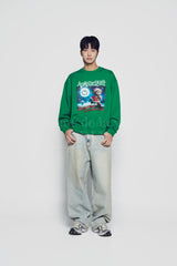 24FW ランニング サンタベア スウェットシャツ グリーン