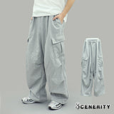 Kota Cargo Wide Pants (Gray)