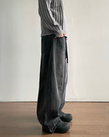 Simon Curved Denim Pants