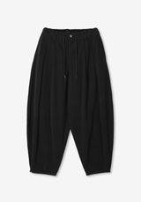 Wベルトピンタックバルーンパンツ