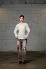 FAIRY WOOL LONG SLEEVE / IVORY