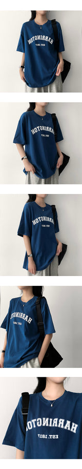 ハリントンショートスリーブTシャツ