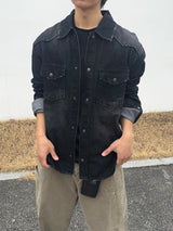Over Washing Western Shirt Jacket (No.860)