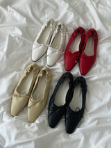 SOFT BALLET RIBBON FLAT SHOES (4COLORS!)