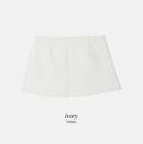 ウィンターウールAラインミニスカート (5color)