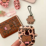 Gal leopard Airpods Case (Brown)