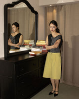 COWL NECK SLEEVELESS (BLACK)