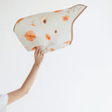 PRESSED FLOWER SCARF - Orange
