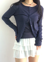 Round Pick Dot Cardigan