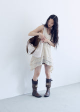 cobaltiny suede bag (beige)