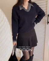 [MADE] Liri pleated mini skirt (with inner pants)