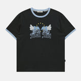 エンジェル ドルフィン ハーフスリーブ Tシャツ