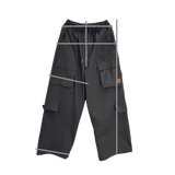 subtle patch cargo pants