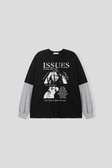 ISSUES Layered Over Long Sleeve T-Shirt 3C