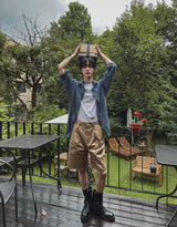 サンズスリットレイヤード半袖Tシャツ