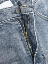 Luffy Laser Balloon Denim Pants