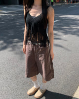 Carpenter bermuda pants