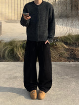 Brush Beads Cotton Pants (4 Colors)