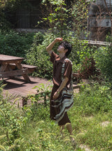Solar Pleated Half Shirt