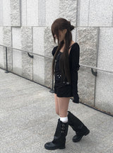 フェロスタッドアイレットベルトショートパンツ