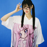 Sad Angel Satin Top - PINK