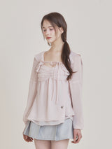 Fairy chiffon bolero (Pink)