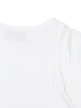 バックカットアウトTシャツ (White)