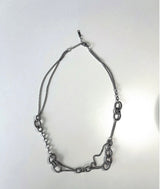 ダブルレイヤードネックレス [ Silver ]