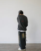 CROSS DEEP DENIM PANTS YB