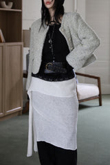 Layer wide studded belt