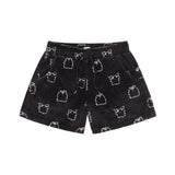 [FANCY X DUSTY] Zzz ダスティーサロンパジャマショートパンツ (BLACK) F25NM1017