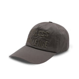 XTA088 Endless Slogan Cotton Ball Cap (BROWN)