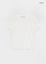 [MADE] ダビパテンセルラウンド半袖Tシャツ (Tencel 92%)