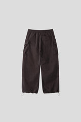 Peach Velvet Cargo Pants