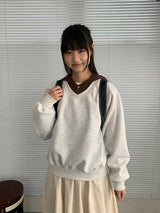 Picken V-neck Over Sweatshirt