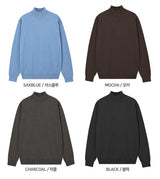 ASCLO ウォッシャブルハイネックニット (8color)