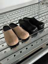 ASCLO Leather & Suede Slippers (2color)