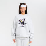 HENSHIN CAT SWEATSHIRTS-LIGHT MELANGE