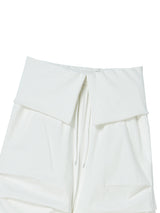 TUCK PANTS WHITE
