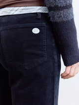 Grandma's Corduroy Pants Black