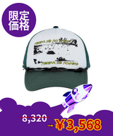 【限定価格】ノーウェアロープトラッカーキャップ Green