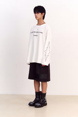 Circle Key's Waffle Long Sleeve (Ivory)