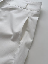 Curved Cotton Barrel Pants